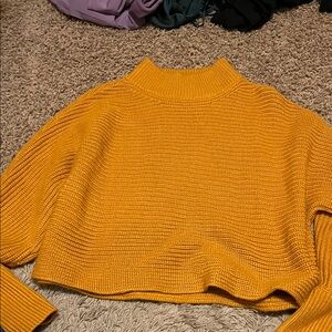 Gianni Bini Vibrant Yellow Turtleneck Sweater